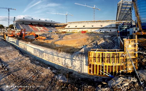 Stadion Wisły w swojej pełnej okazałości