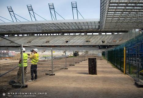 wydzielony teren na potrzeby sobotniego dnia otwartego