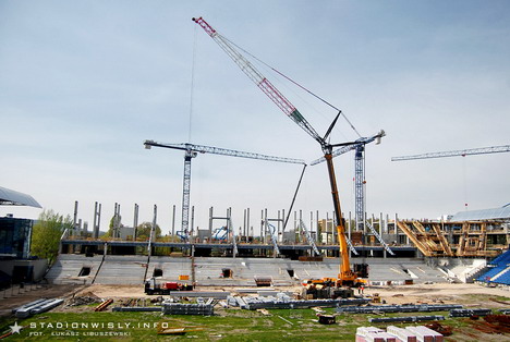 widok z 2 poziomu trybuny wschodniej