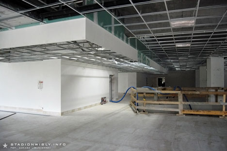 Wnętrze przyszłego muzeum Wisły Kraków