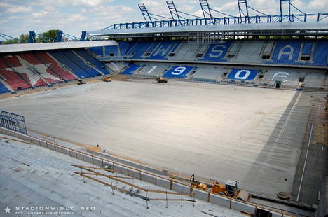 widok z korony trybuny głównej