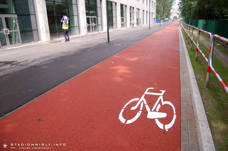 Nowa ścieżka rowerowa przy ul. Reymana
